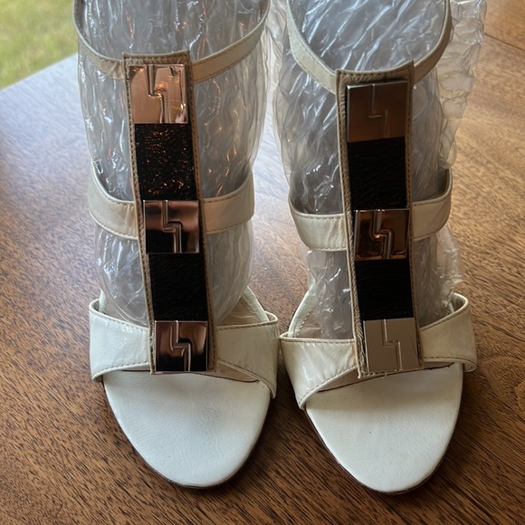 3/$36 LAMB White Sandals - Picture 3 of 8